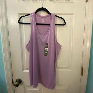 Athletic Works Light Purple Women's Tank Top